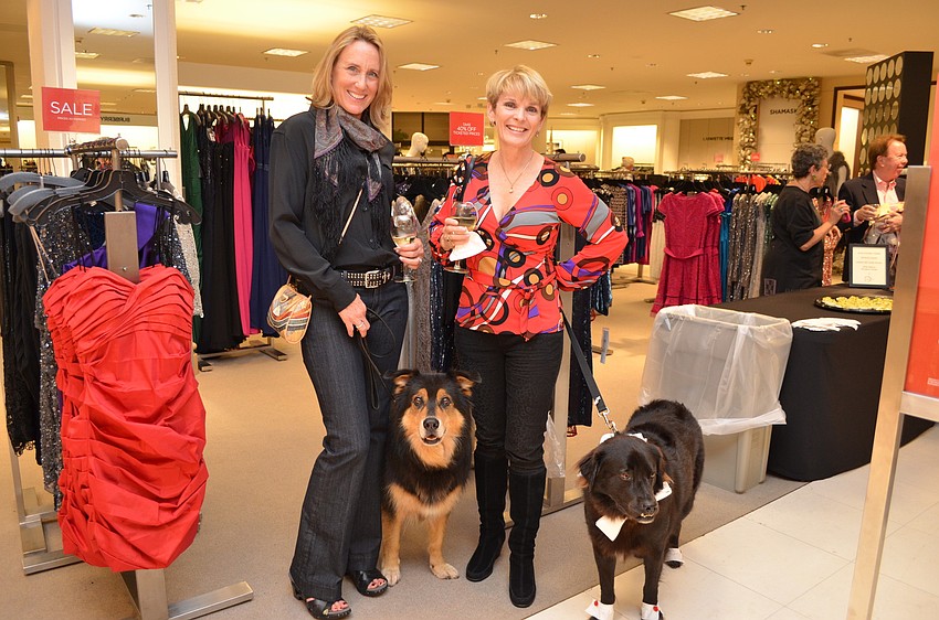 Nancy Trivisonno with Guiness and Robin Renna with Kumba