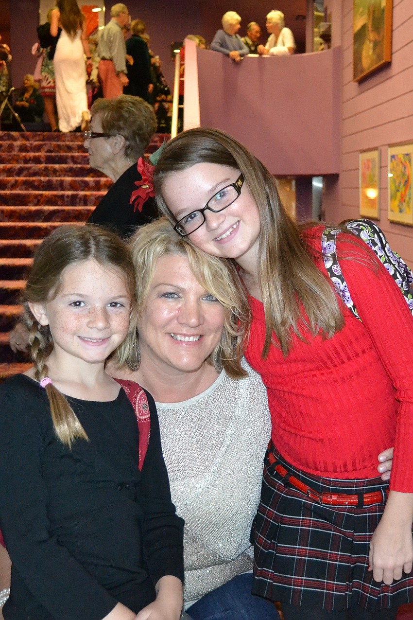 Anna and Kaleigh Valach and their aunt, Observer Group Advertising Director Jill Raleigh