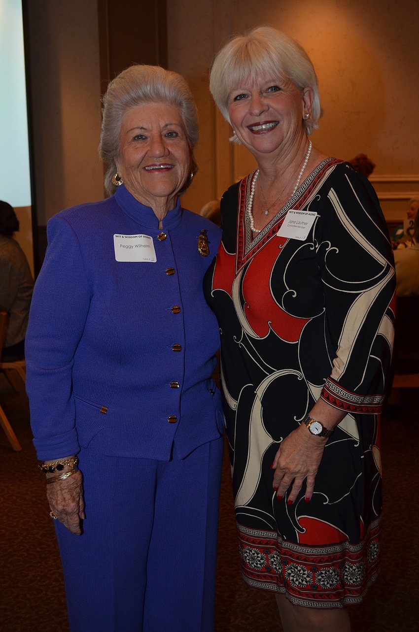 Peggy Wilhelm and Jane Lautner