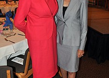 Chairwomen Ann Charters and Deb Knowles