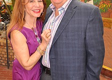 Chairwoman Eileen Curd with her husband, Howard Curd