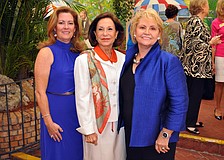 Chairwomen Julie Delaney, B.J. Creighton and Margarete Van Antwerpen