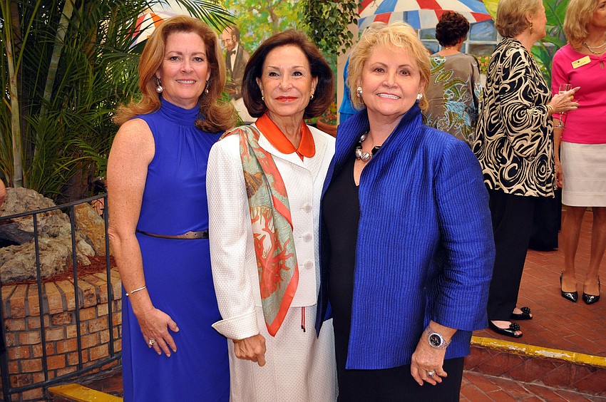 Chairwomen Julie Delaney, B.J. Creighton and Margarete Van Antwerpen
