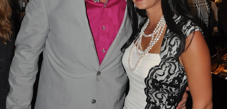 Chairwoman Courtney Edbrooke with her husband, Chris Edbrooke