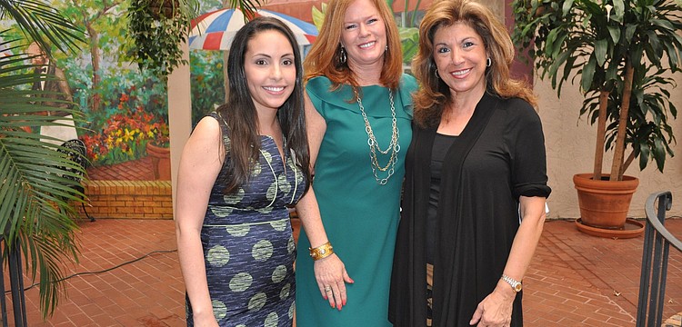 Alene Fowler with chairwomen Terri Klauber and Denise Mei