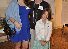 Ellis Greene with Elaine Meshad and Macy Meshad, 8