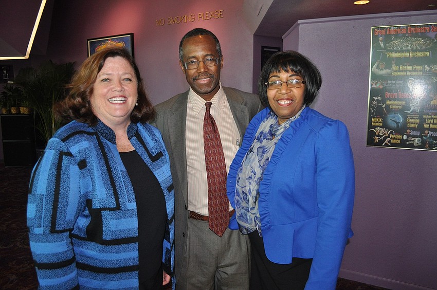 Stephanie Grosskreutz with Dr. Benjamin Carson and his wife, Candy Carson