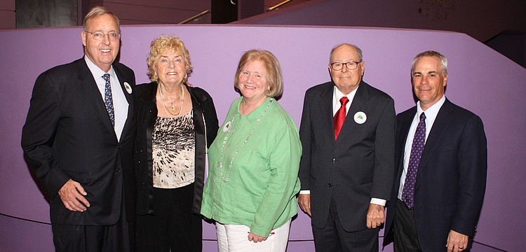 Paul Purcell, Trudi Caruso, Patti Purcell, John Caruso and Jay Logan represented presenting sponsors Robert W. Baird & Co.