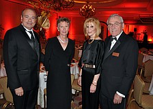 Executive director Richard Russell and his wife Cynthia with gala chairwoman Rachel Worthington and husband, board chair Don Worthington