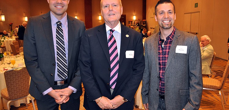 Honorees State Representative Joe Saunders, Ed Town and Joey Panek