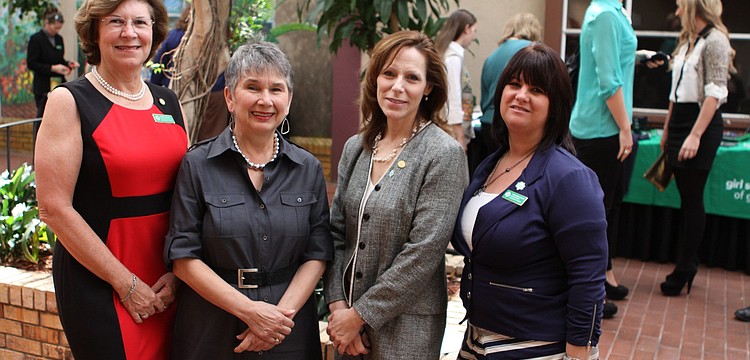 Chairwomen Sue Stewart, Georgia Court, author Stacy Cordrey and chairwoman Stacey Carbone