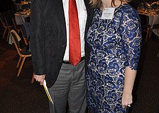 Honorary chairman Jim Tollerton and chairwoman Taylor Collins