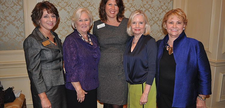 Committee women Lory Weisensee, Cindy Stuhley, Denise M. Pope, Chris Buckley-Currie and Margarete Van Antwerpen