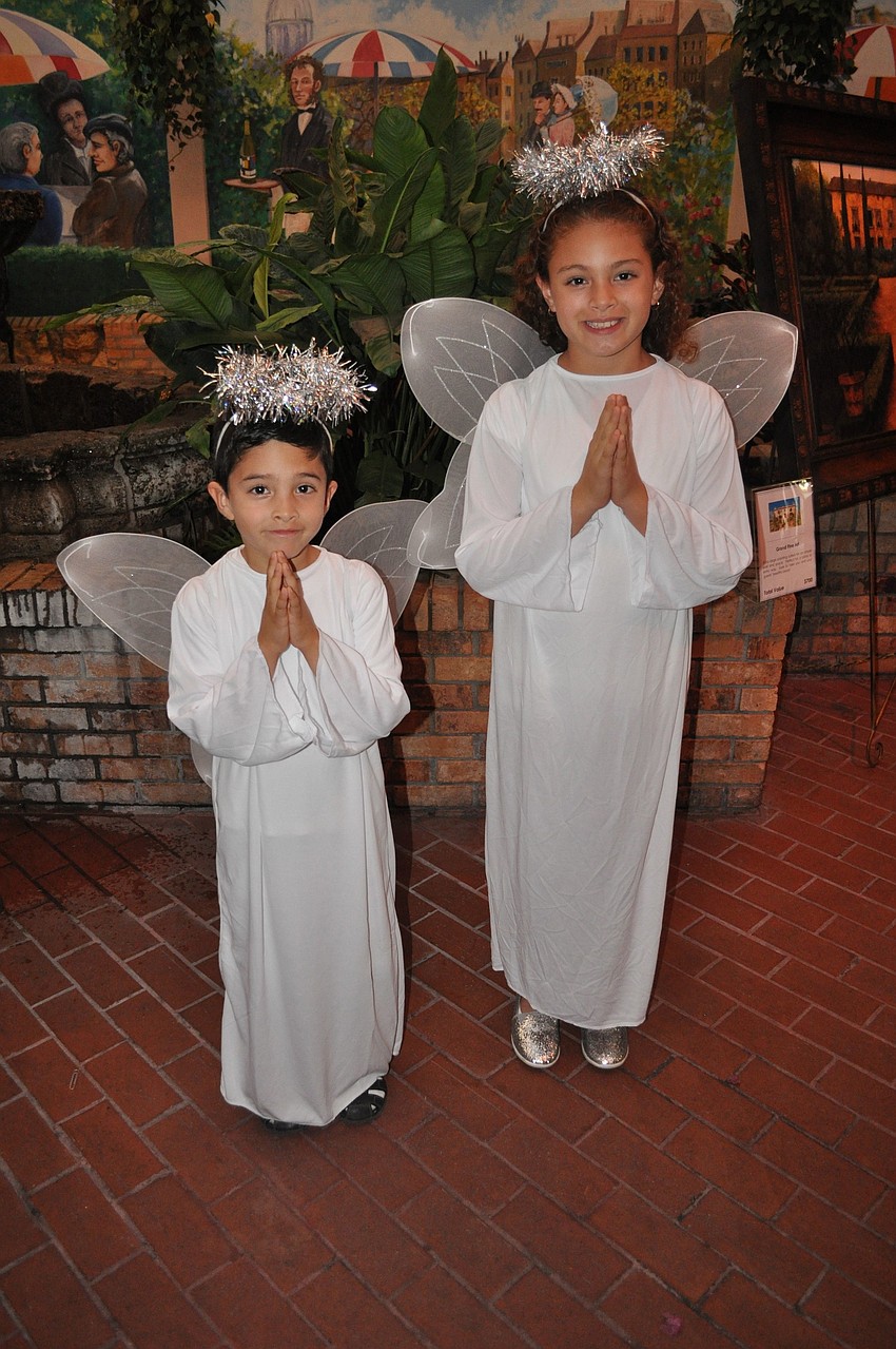 Pedro, 6, and Sofia, 9, Cava