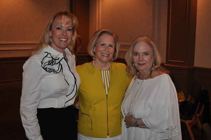 Susan Jones, She Knows Where Sheâ€™s Going honoree Lisa Walsh and chairwoman Nikki Nilon