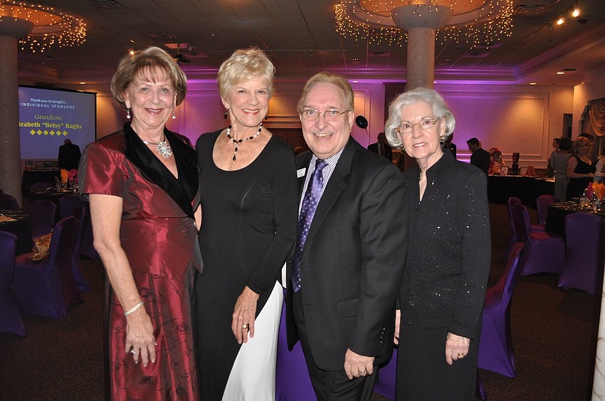 Janice Landauer, Lee Dougherty Ross, John Fischer and Joan Suddarth