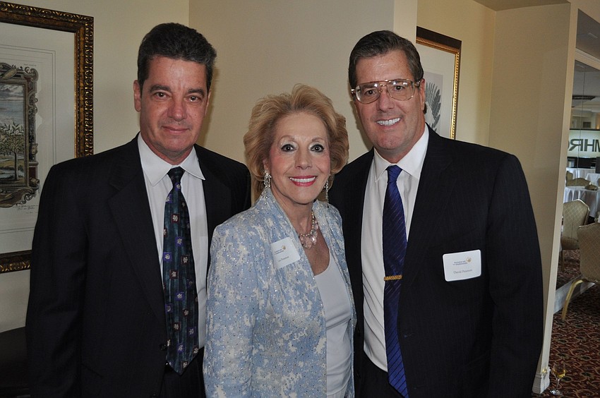 Lee Peterson with her sons Jeffrey and David Peterson