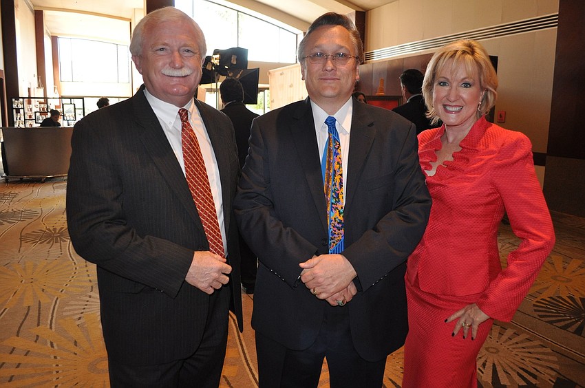 Jim Shirley, Bob Wilson and Teri Hansen