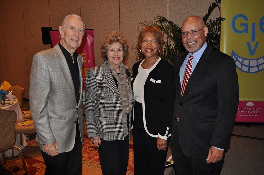 Mort and Carol Siegler with Mary Braxton Joseph and Ambassador James Joseph