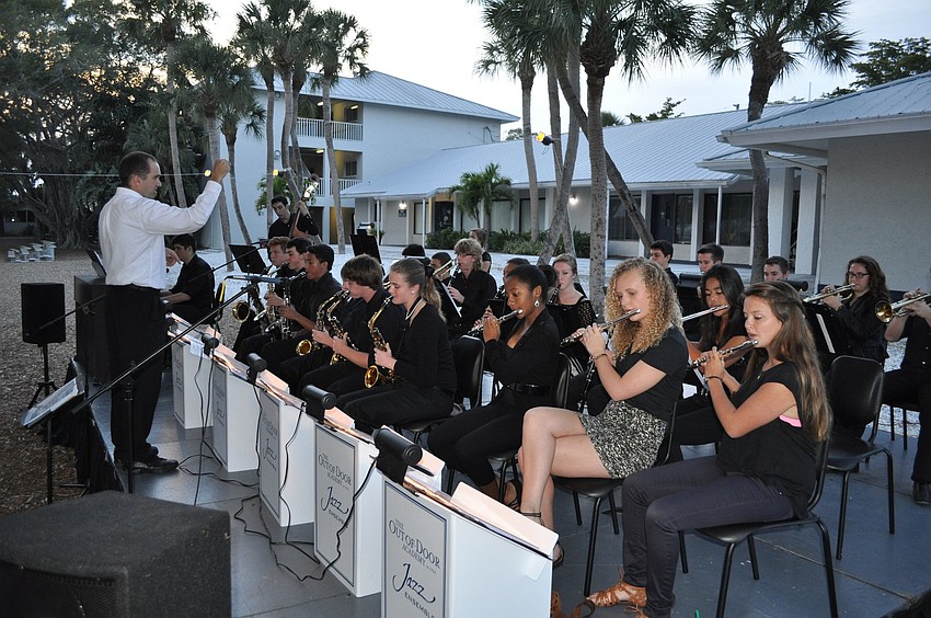 The Jazz Ensemble provided entertainment for the first portion of the Banyan Bash.