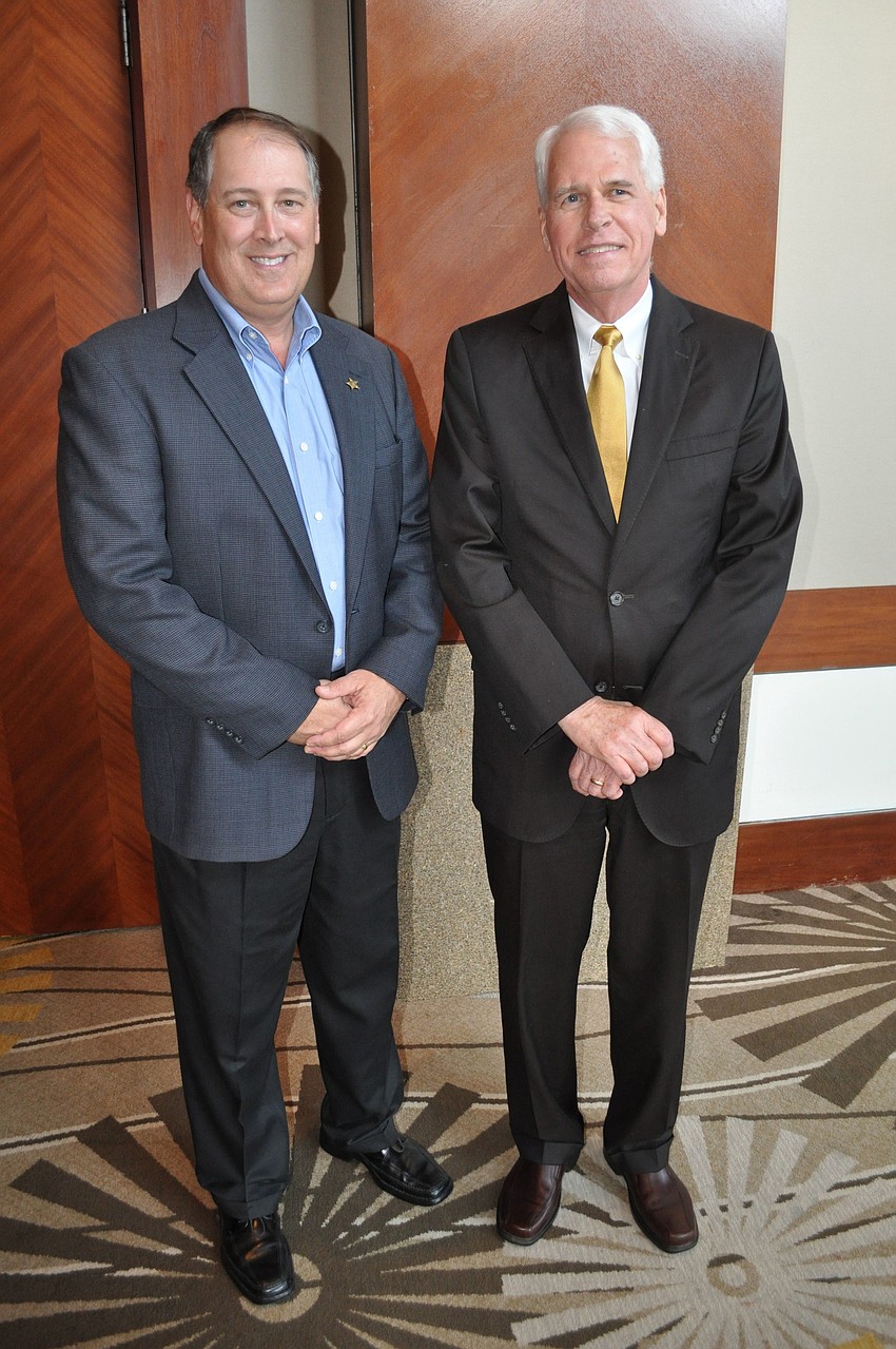 Sheriff Tom Knight and Dan Bailey