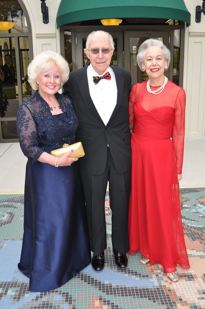 Vivian Kouvant with Jerome Goldstein and chairwoman Sydney Goldstein