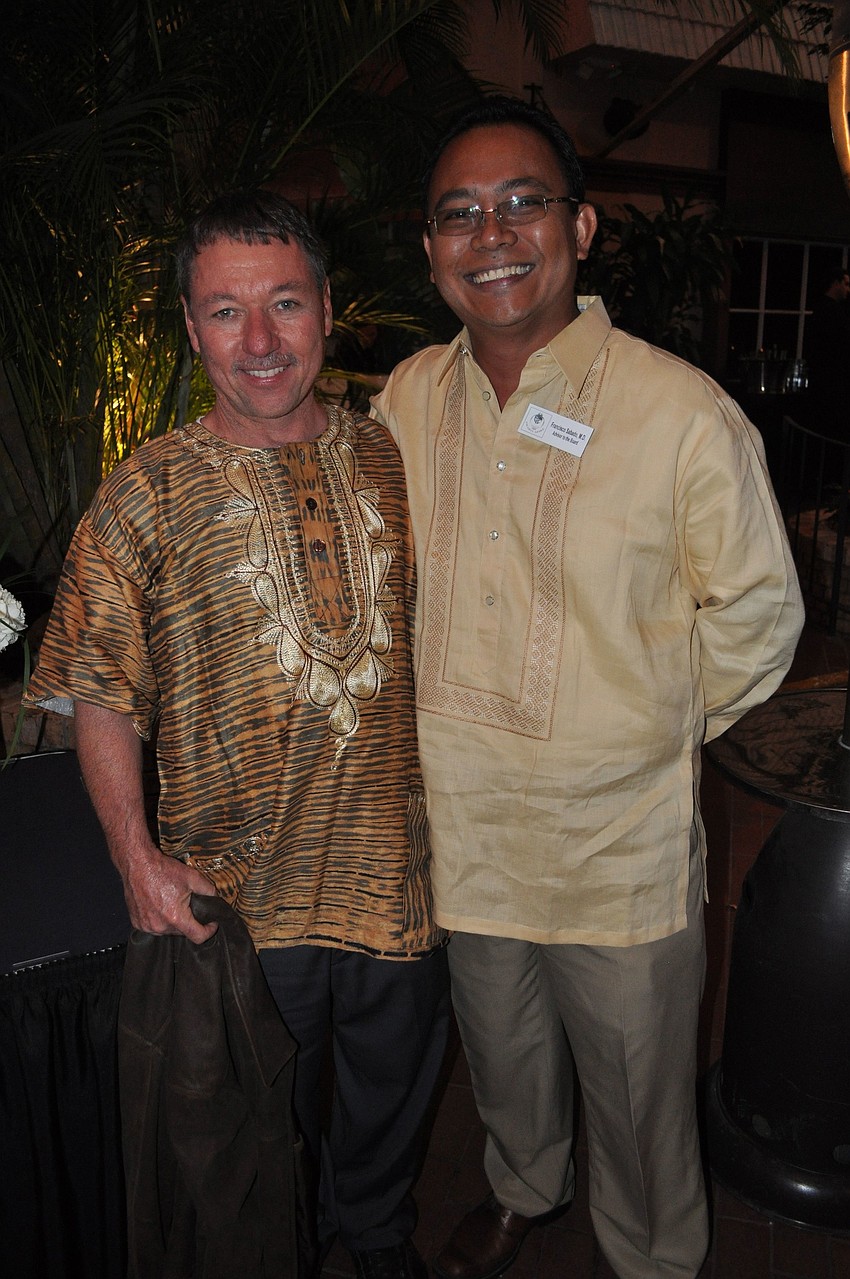 Peter McClash and Dr. Francisco Sabado