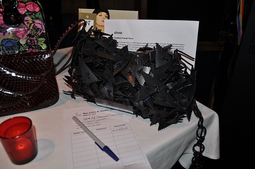 One of the many purses up for auction.