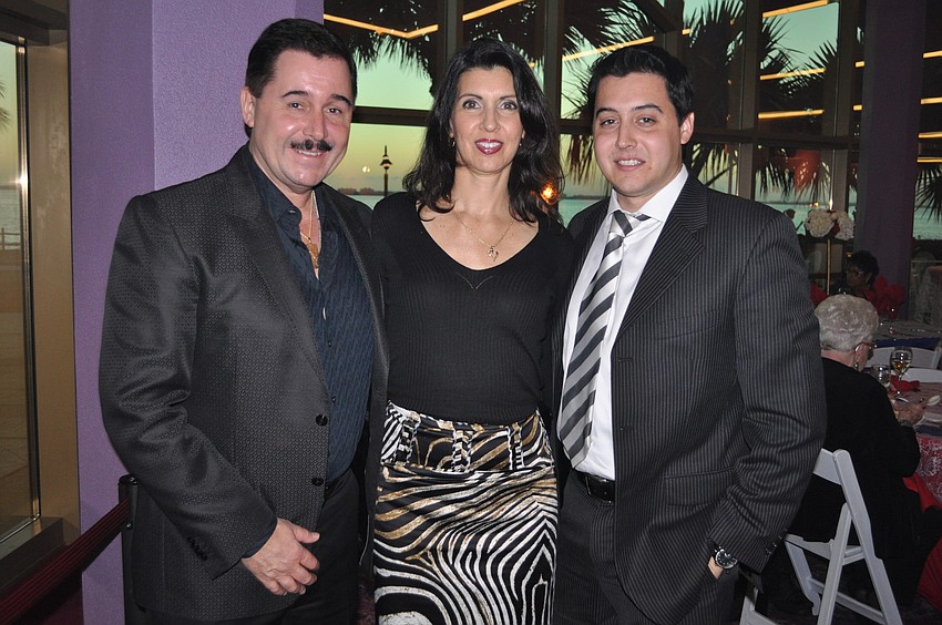 Peter, Bernadette and Michael Calamaras