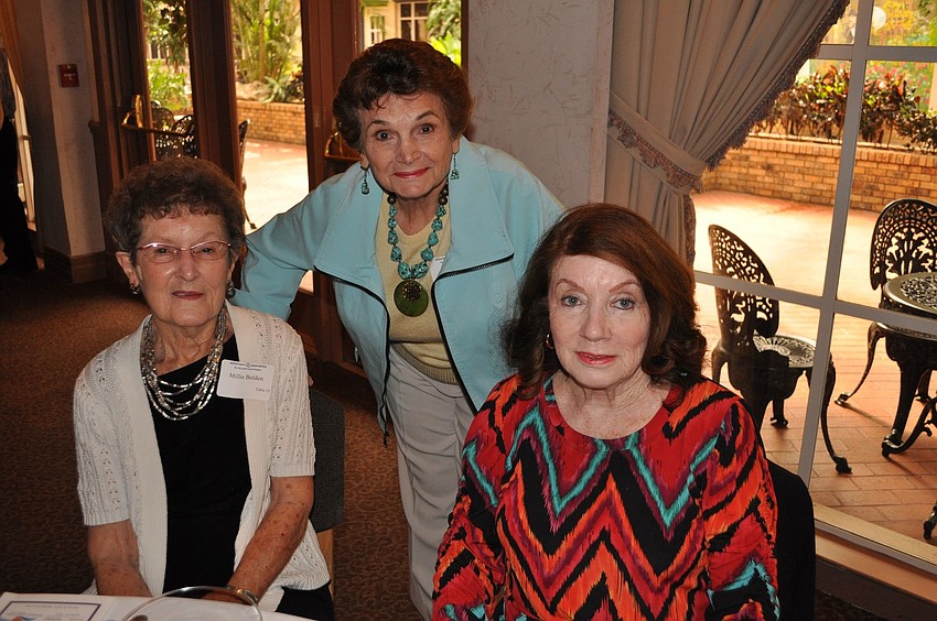 Millie Belden, Kay Wissly and Eileen Devine