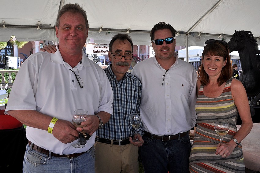 Dave Robert, Robert Kacher, Craig Baker and Kelly Moore of Robert Kacher Selections