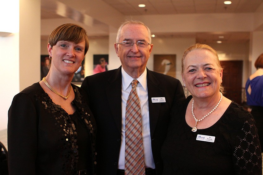 Jo Michaels with her parents Bob and Ro Kennedy