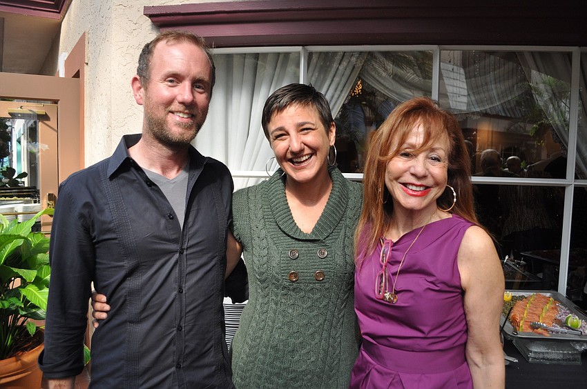 Lucas Colavecchio, Christine Alexander and Eileen Curd