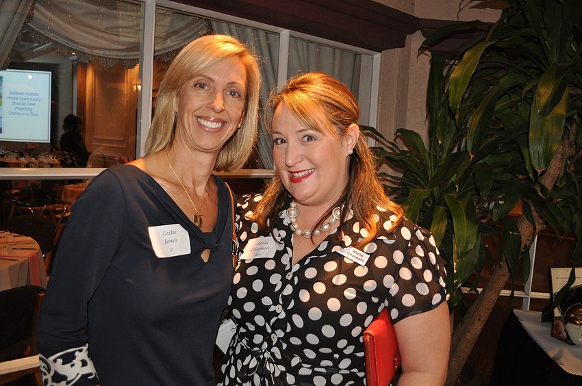 Leslie Jones and Alicia Chalmers