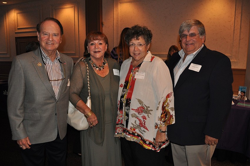 Len and Helen Glaser with Judy Zuckerberg and George Kole