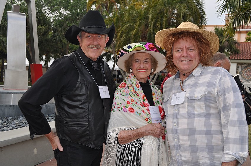 Phil King, Betty Schoenbaum and Dennis Stover