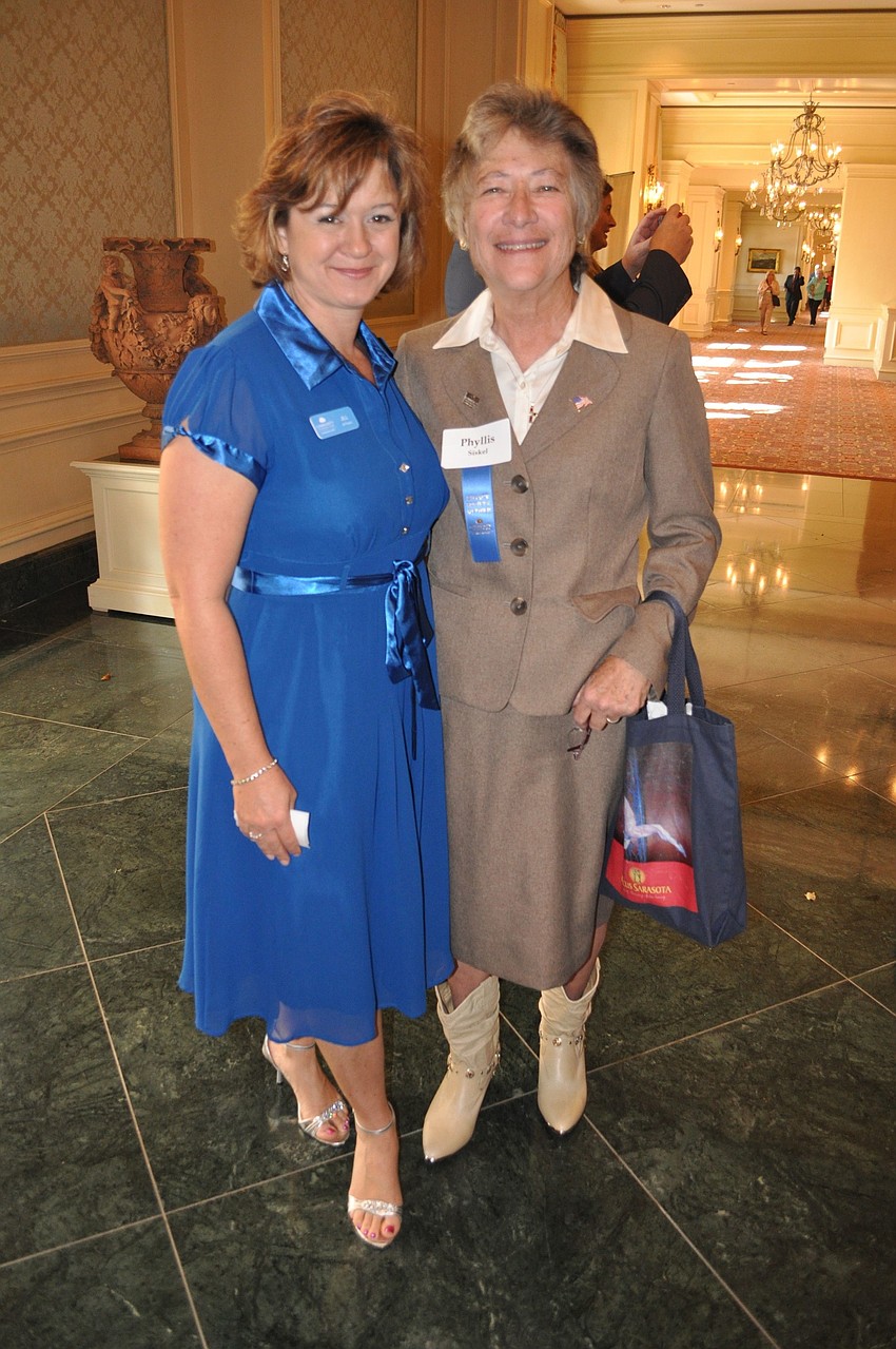 Jill Peters and Phyllis Siskel