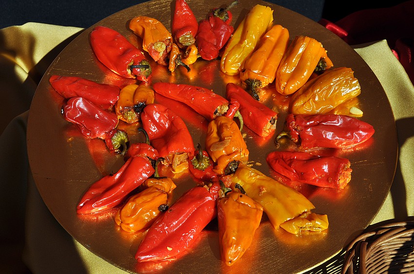 Mini roasted bell peppers from Ortygia