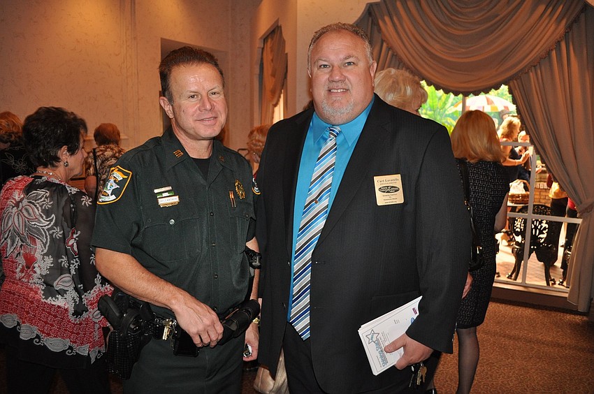 Capt. Richard Montemagno and Curt Lavarello