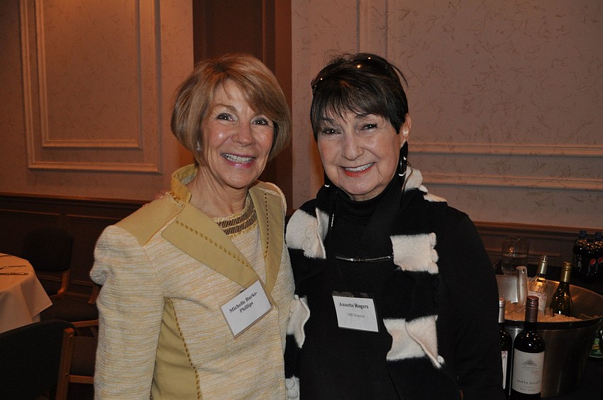 Michelle Burke-Phillips and Annette Rogers