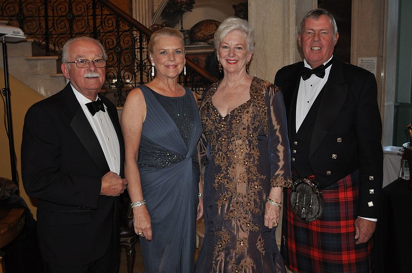 Richard and Glo Reber with Cheryl and Alasdair MacLauchlin