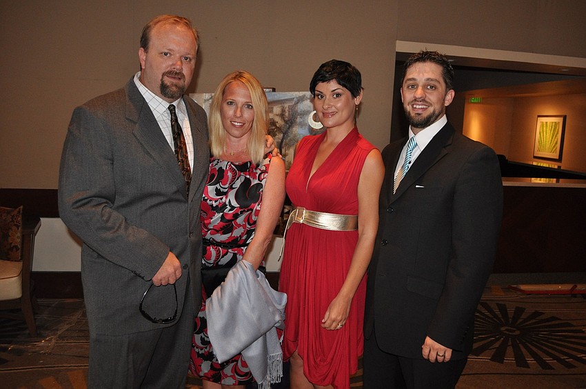 Chris and Amy Shaffer with Elizabeth and Matt Andrzejewski-Wilson