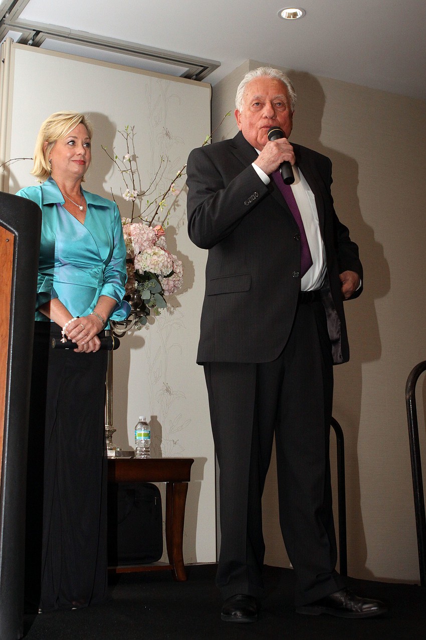 Lisa McCubbin and Clint Hill