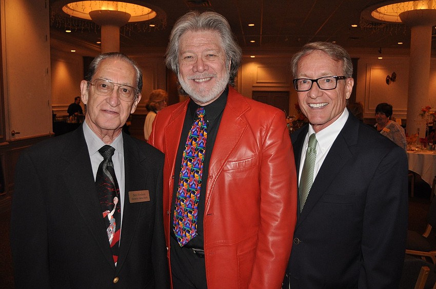 Chairmen Bert Fivelson and John Halstead with Samuel Ramey