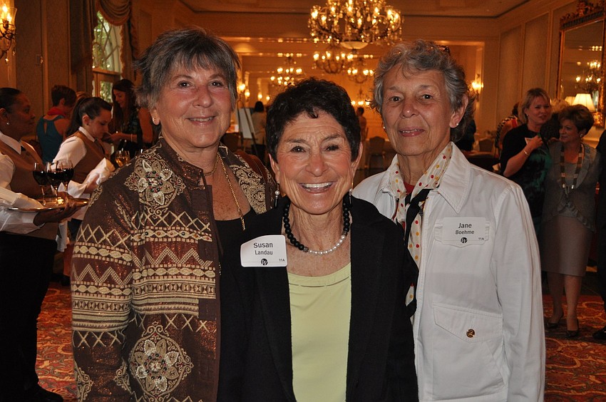 Jackie Salvino, Susan Landau and Jane Boehme