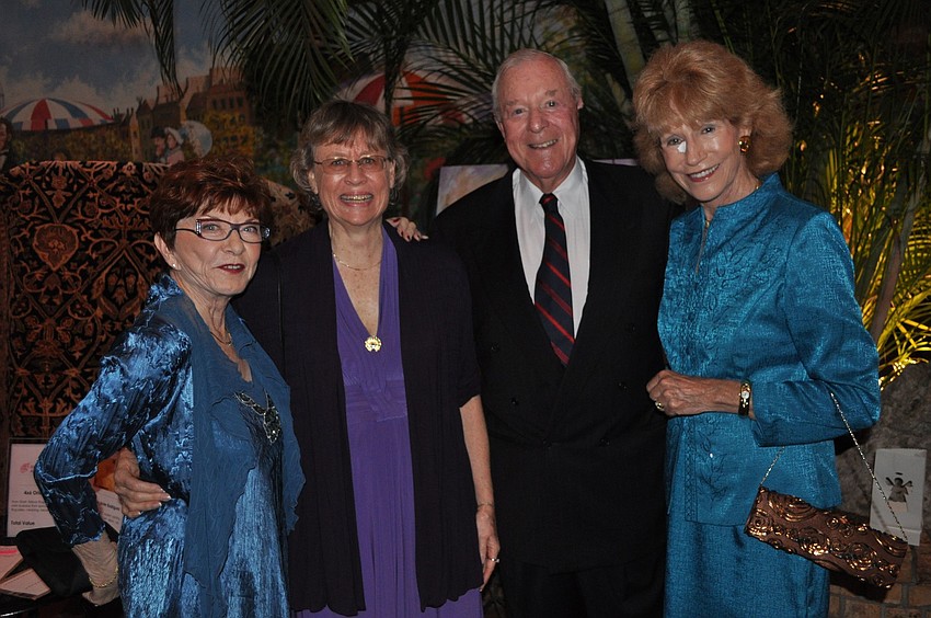 Kathy Schersten, Barbara Ford-Coates with Dr. Edward and Roberta Hamilton
