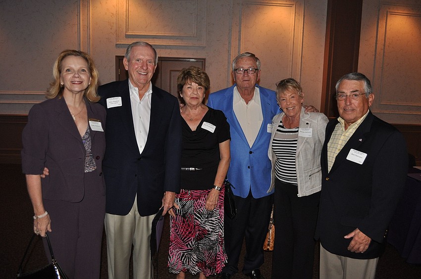 Kathy Mathews, Mike Plunkett, Pat and Jim Christiansen and Blenda and Bob Ontiveros