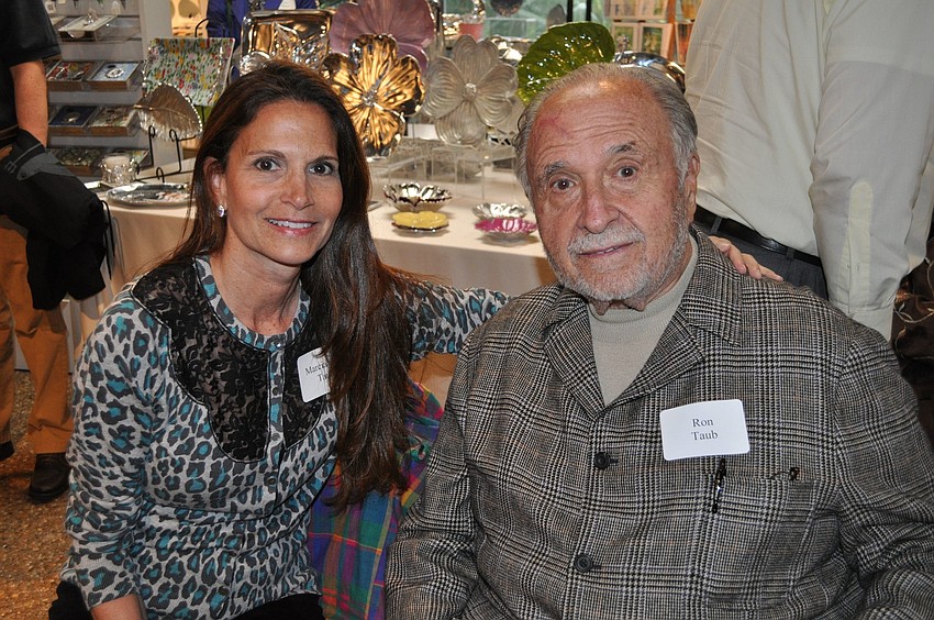 Marcia Jean Taub with her father Ron Taub
