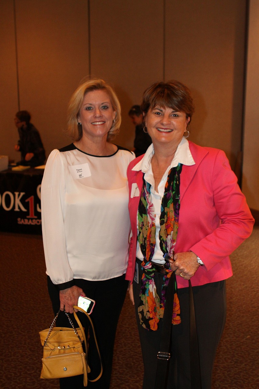 Terri Britton and Marilyn Arnall