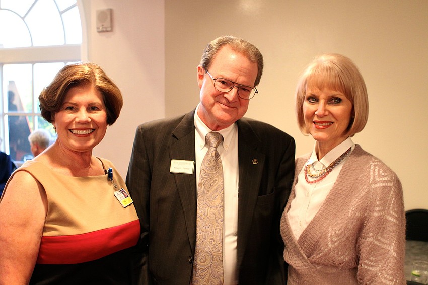 Jane Hutchins with Michael and Lynne Foreman